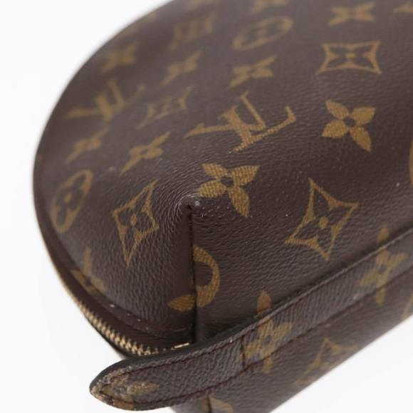 LOUIS VUITTON Monogram Trousse Demi Ronde Cosmetic Pouch M47520 LV Auth 91150 - Picture 16 of 16